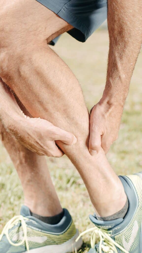 Acute calve pain when running